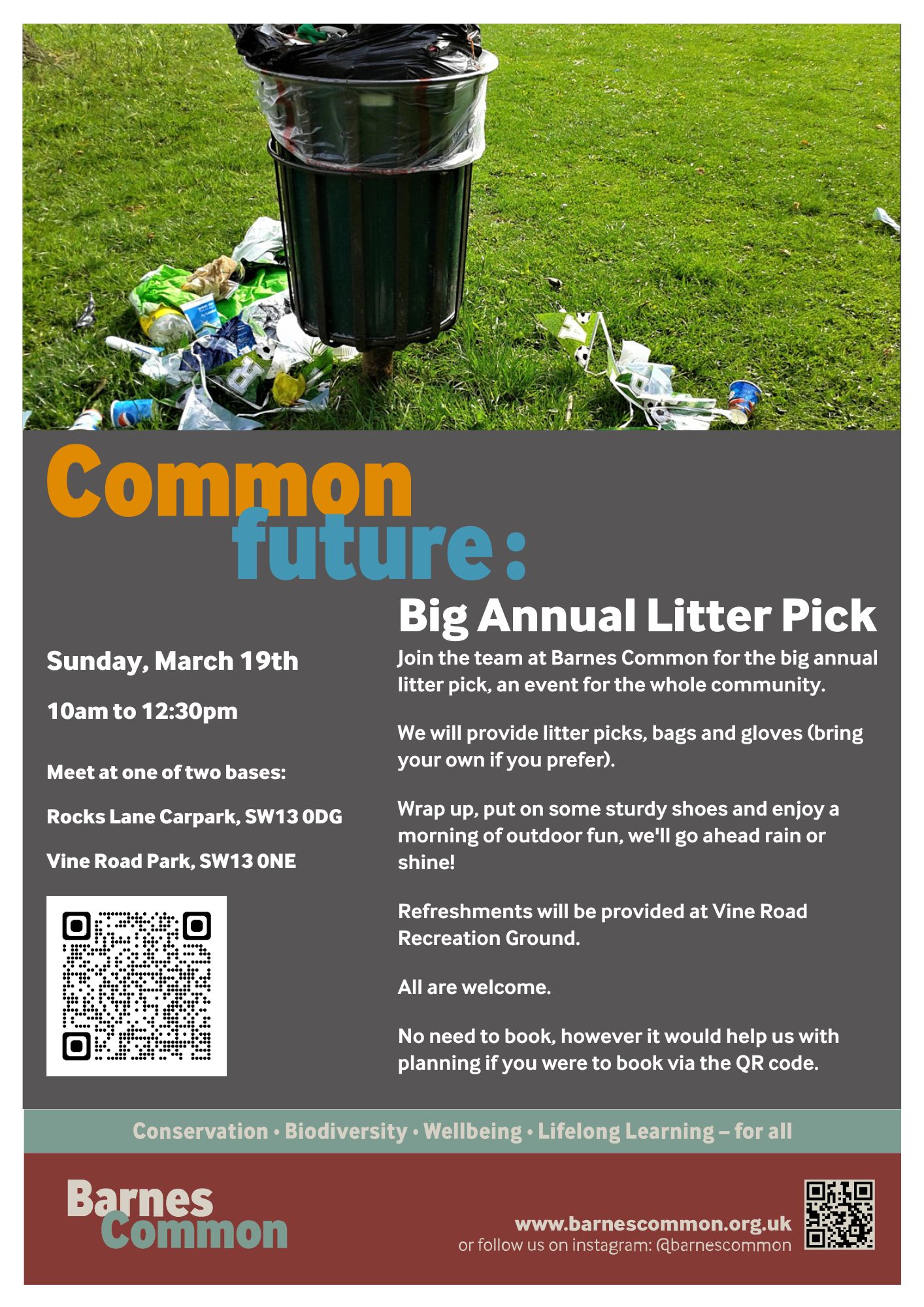 Clean Up On The Common Big Annual Litter Pick 